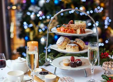 Festive Afternoon tea,christmas,abode hotel,chester