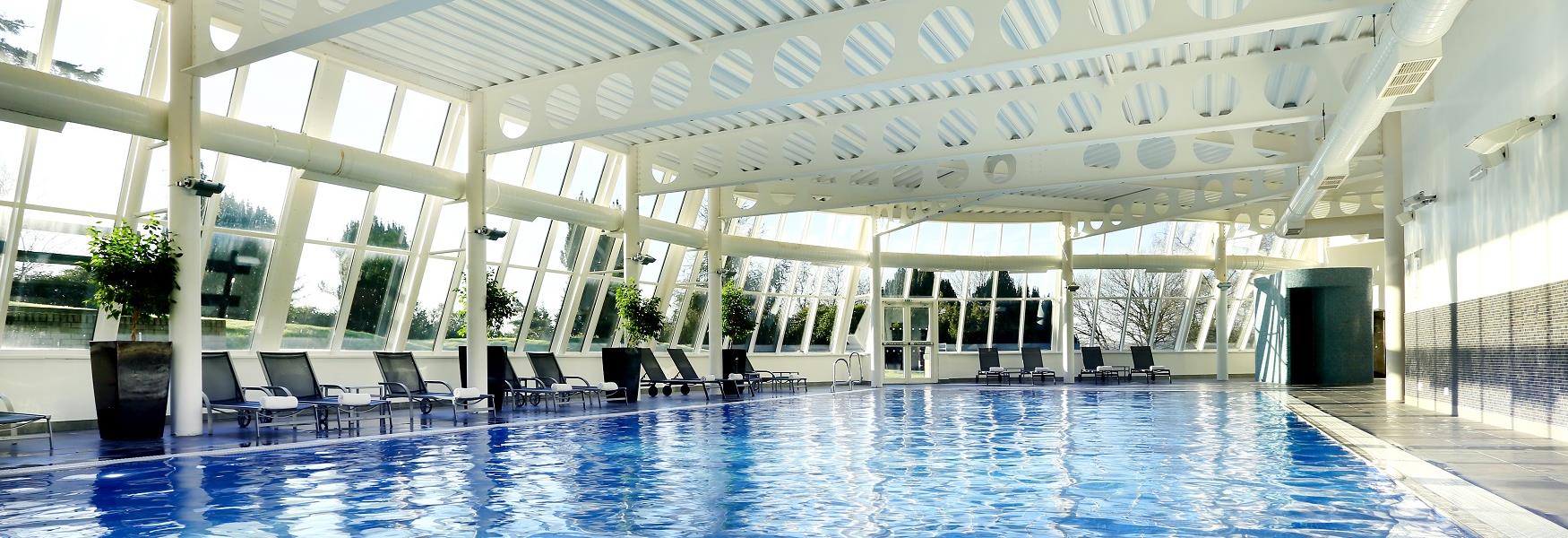 Enjoy a few lengths in our 18 metre pool at Portal Hotel, Golf & Spa.