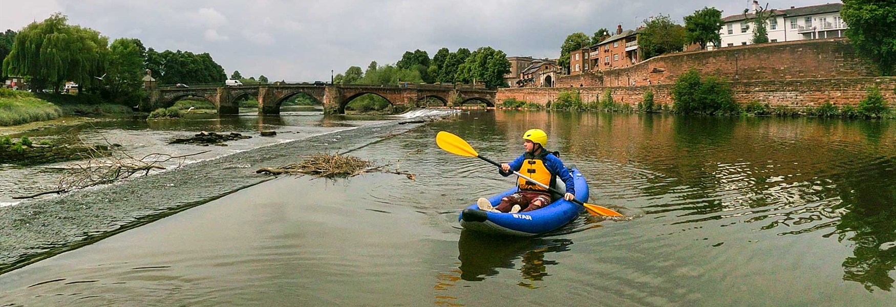 Kayaking on the River Dee. Photo Credit: Dee River Kayaking