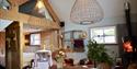 The stunning lounge at Cheshire Boutique 5*Barns