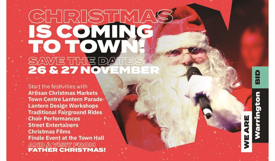 Christmas in Warrington flyer