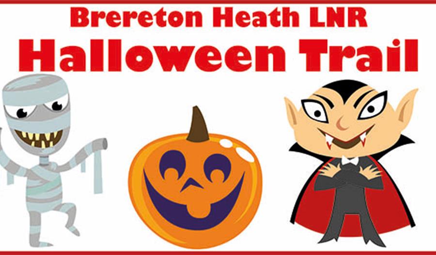 Brereton Heath Halloween trail poster