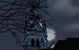 Chester Ghost Tours venture forth from the Gothic Town Hall,childrens ghost tour,half term fun