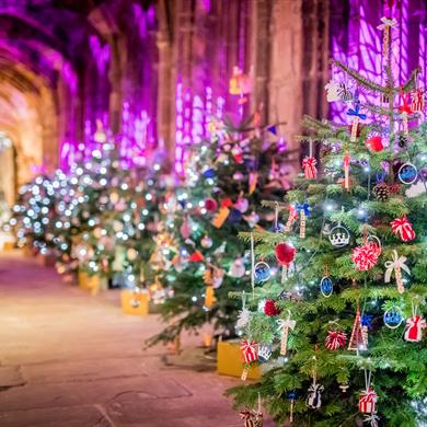 Chester Cathedral Christmas Tree Festival