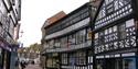 Nantwich is famous for the medieval timbered buildings dotted around the town