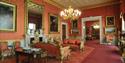 The luxurious drawing room of Tatton Park Mansion