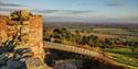 Glorious views from Beeston Castle - English Heritage