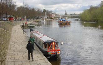 River dee,past,people of the past,chester,activities