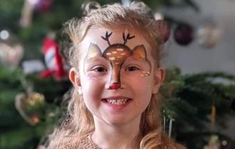 FREE Children’s Christmas Face Painting with Painted Wildings