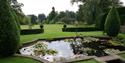 Lily pond terrace at Cholmondeley Castle Gardens