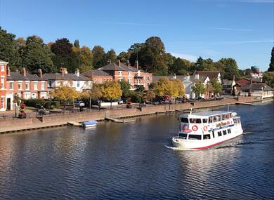 The Lady Diana returning to The Groves, Chester