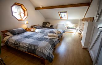 Bedroom, Forge Mill Cottages