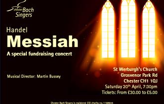 Handel Messiah Fundraising concert Poster