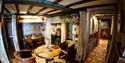 The Pheasant Inn cosy interior. Serves good wholesome food using fresh, local produce.