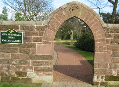 Grappenhall Heys Walled Garden founded by Thomas Parr