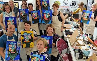"Paint Like Picasso" Prosecco and Picasso Paint Night