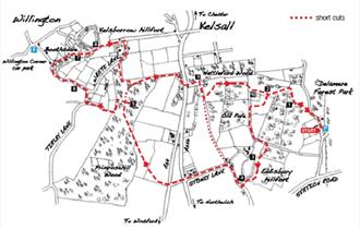 A Circular Walks around Eddisbury and Kelsborrow Hillforts