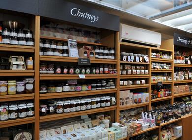 Delicious jams and chutneys at the Housekeepers Store, Tatton Park
