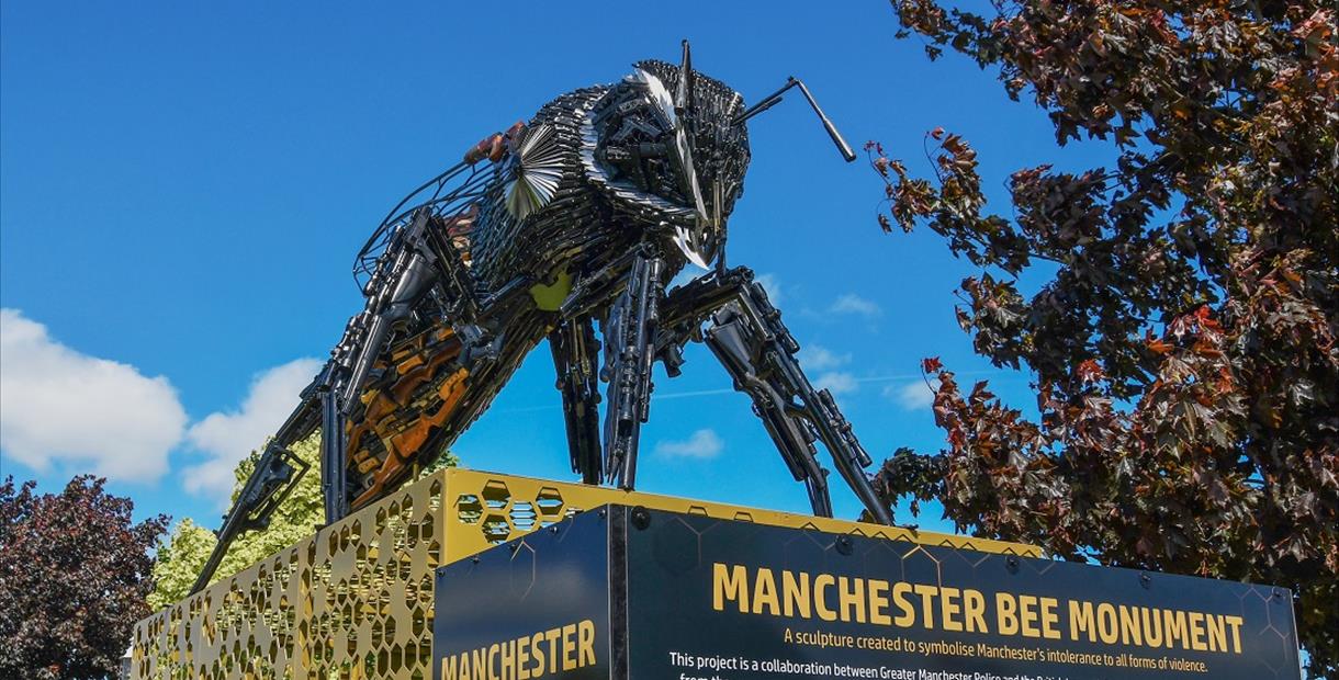 Anti-violence bee sculpture monument