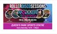 Poster for roller disco at Queen's Park Sports Centre, Chesterfield