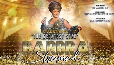Kearra Bethany dressed as Barbra Streisand