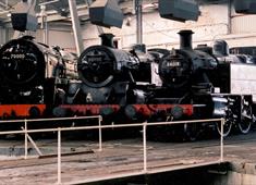 Trains at Barrow Hill Roundhouse