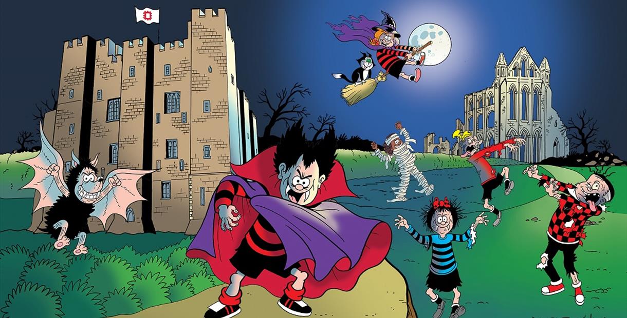 Bolsover Castle's Beano themed Halloween fun