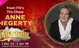 Anne Hegerty on a poster for Aladdin at Chesterfield Theatres