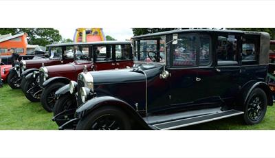 Classic cars at Ashover Classic Car and Bike Show