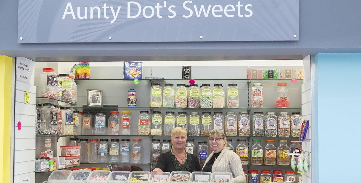 Aunty Dot's Sweets at Chesterfield Market Hall