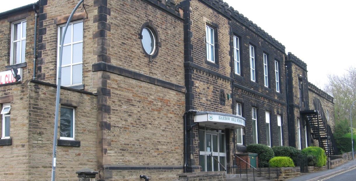 Barrow Hill Memorial Hall, built as the workers' dining hall