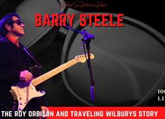 Barry Steele playing an electric guitar