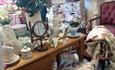 Selection of goods on sale at Bolsover Antique Centre