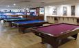 Snooker tables at Chesterfield Bowl