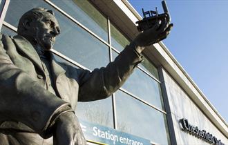 George Stephenson at Chesterfield train station