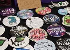 Vegan products at Chesterfield Vegan Market