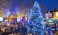 Chesterfield Christmas Lights Switch On and Market
