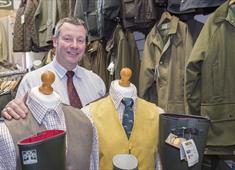 Selection of waistcoats, coats at jackets from Charles Hedley