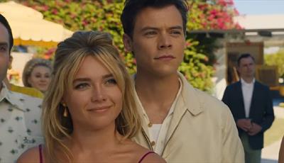 Florence Pugh and Harry Styles in Don't Worry Darling