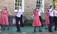 Appalacian dancers at Dronfield Arts Festival