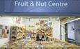 Fruit and Nut Stall inside Chesterfield Market Hall