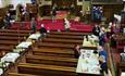Inside Holy Trinity Church on George Stephenson Day