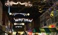 Christmas lights on Burlington Street