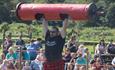 The Log Press a the Highland Games