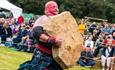 Stone Carry at the Peak District Highland Games