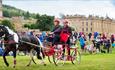 Horse and Carriage racing at Chatsworth Country Fair
