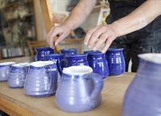 Glazed pottery at JMJ Pottery