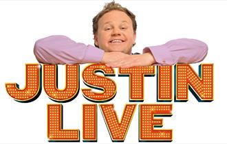 Justin Fletcher on Justin Live logo