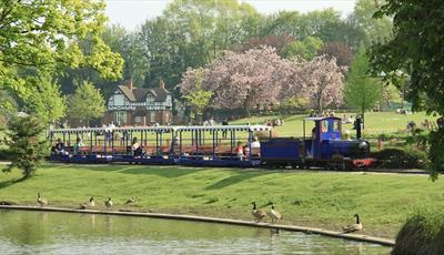 Miniature train in Queen's Park