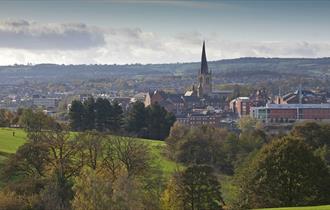 Distant view of Chesterfield